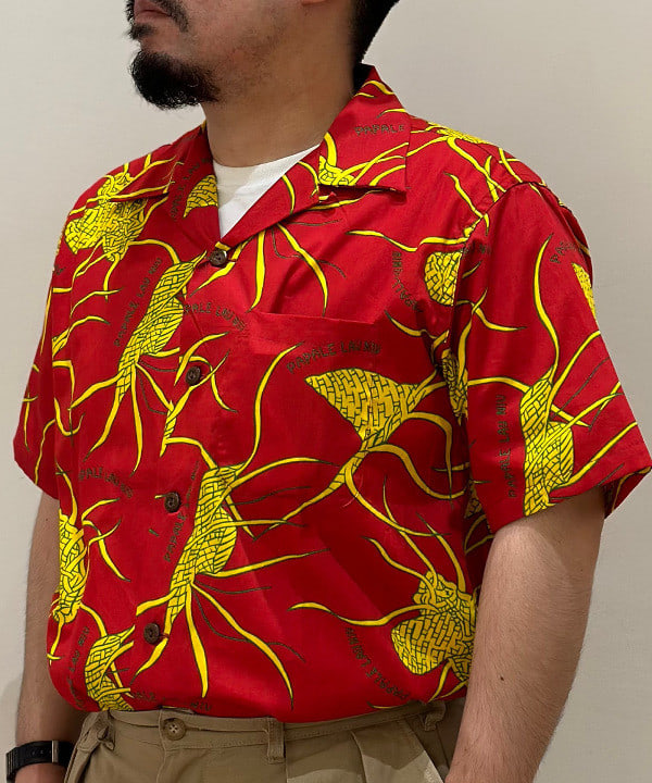 佐々木 優さんの「BEAMS WOMEN｜DALE HOPE &times; BEAMS PLUS / 別注 Short Sleeve Aloha Shirt Papale Lau Niu」を使ったコーディネート