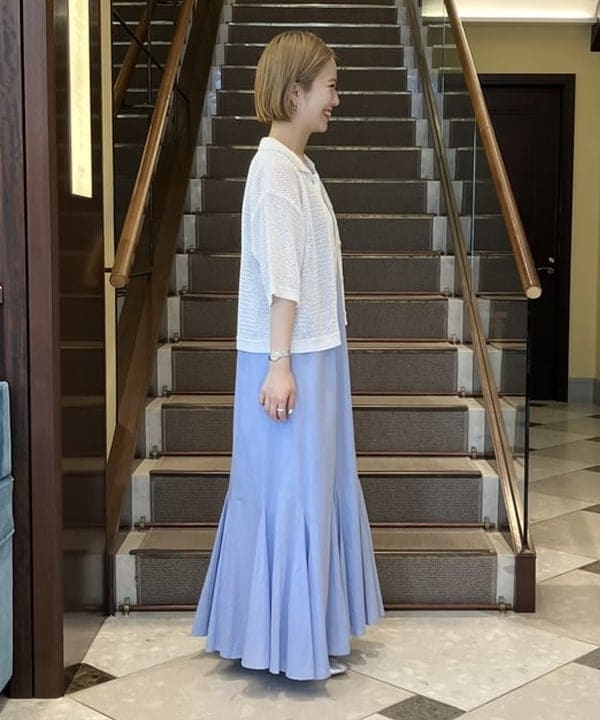 蒲原 捺美さんの「BEAMS WOMEN｜GIANNI CHIARINI / ALIFA レザーショルダーバッグ S」を使ったコーディネート