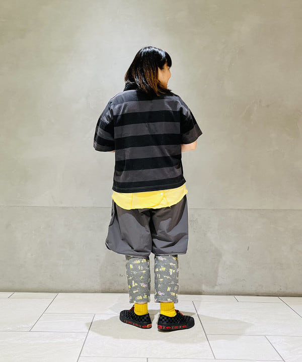 佐藤 歩さんの「BEAMS WOMEN｜BEAMS BOY / バックディテール 1B ヘンリーネック Tシャツ」を使ったコーディネート