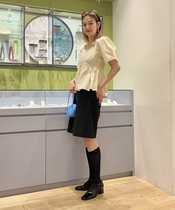 Yumenoさんの「BEAMS WOMEN｜Ray BEAMS / アンクルストラップ パンプス」を使ったコーディネート