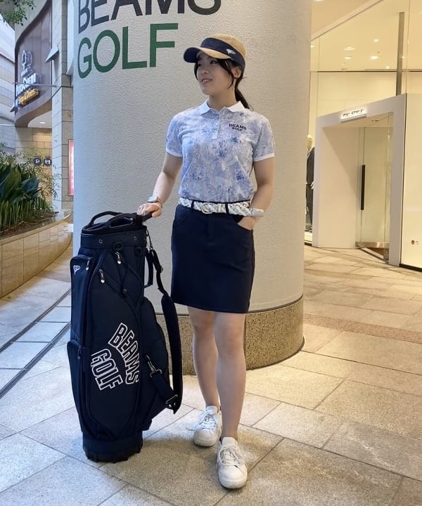 ビームスゴルフ　ネイビースウェットスカート　Mサイズ