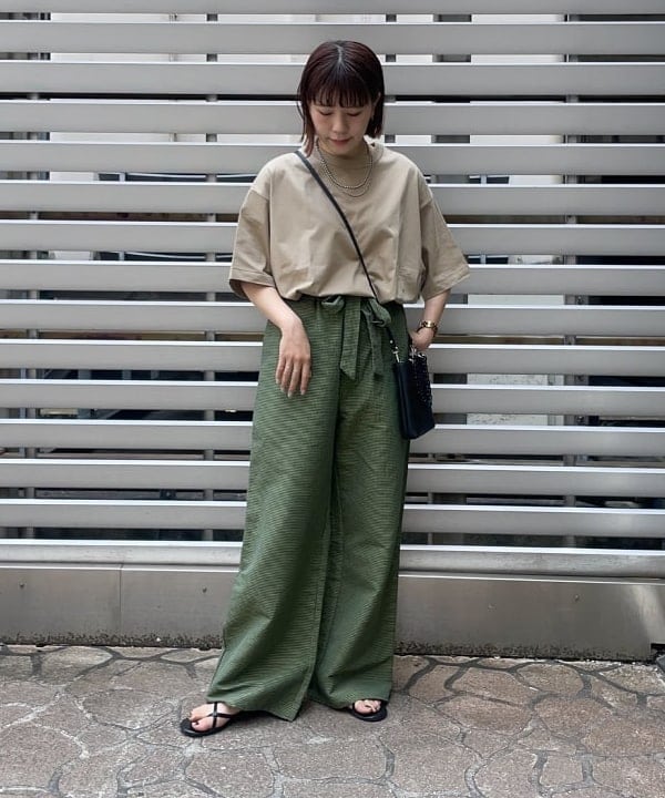 SAKAIさんの「BEAMS WOMEN｜GIANNI CHIARINI / CAMILLA レザートートバッグ」を使ったコーディネート