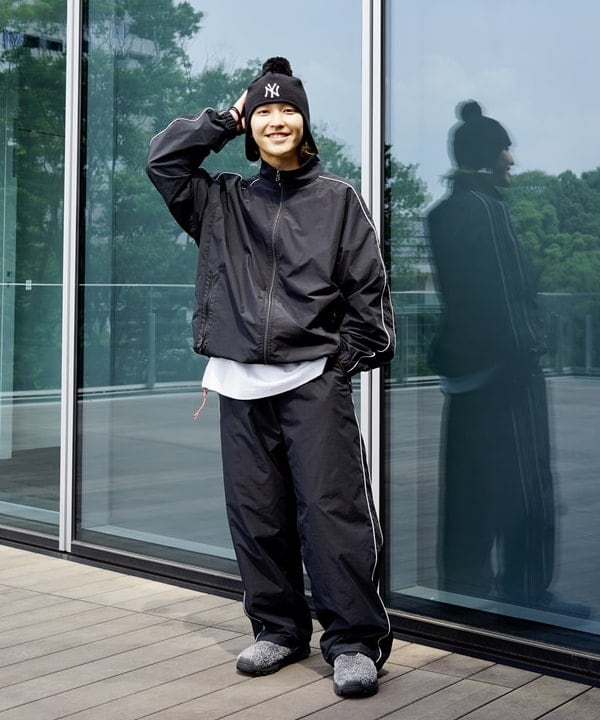 BEAMS / 別注 Ear Flap Pom-Pom Knit Cap