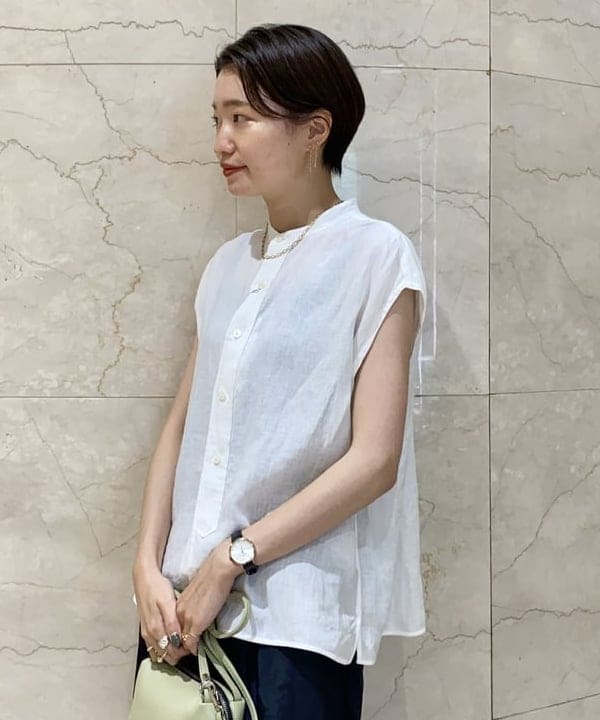 SANOさんの「BEAMS WOMEN｜GIANNI CHIARINI / ALIFA レザーショルダーバッグ S」を使ったコーディネート