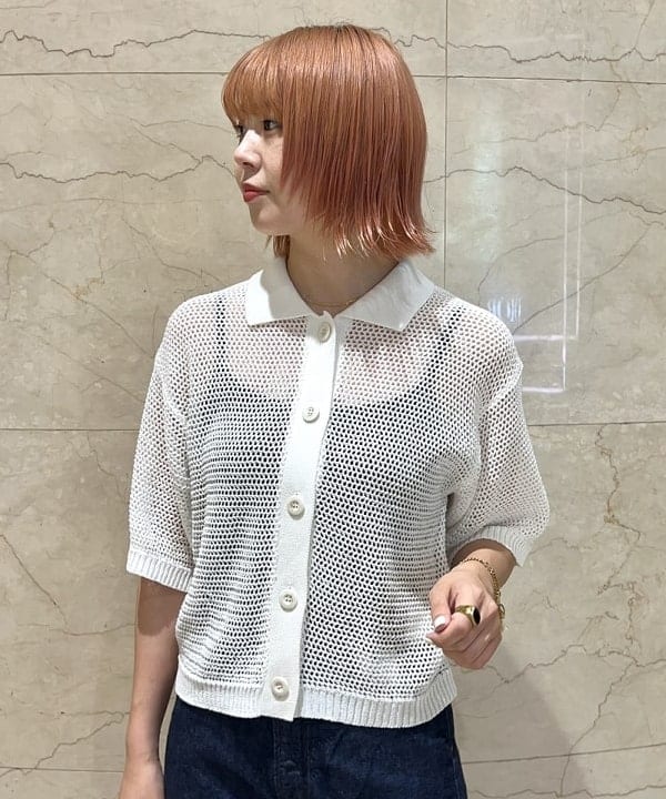 篠崎 香月さんの「BEAMS WOMEN｜upper hights &times; Demi-Luxe BEAMS / 別注 THE NIECE デニムパンツ」を使ったコーディネート