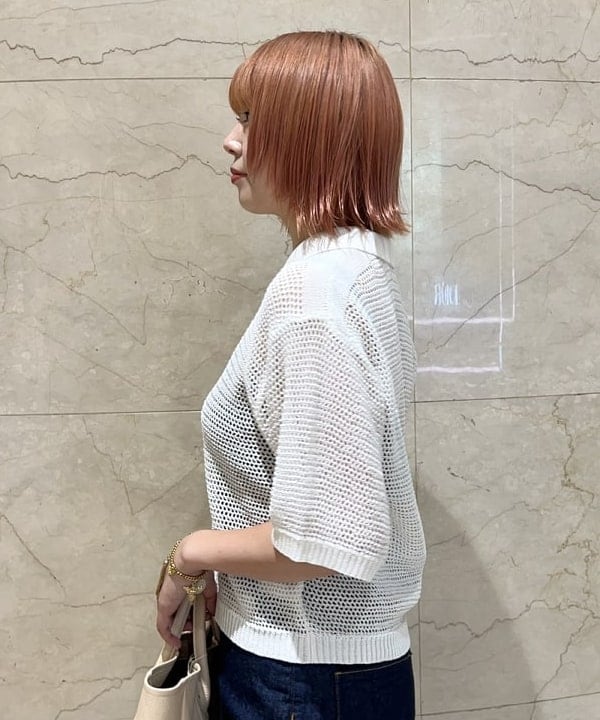 篠崎 香月さんの「BEAMS WOMEN｜upper hights &times; Demi-Luxe BEAMS / 別注 THE NIECE デニムパンツ」を使ったコーディネート