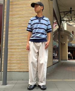 BEAMS T（ビームスT）BoTT / Border Knit Polo（シャツ・ブラウス