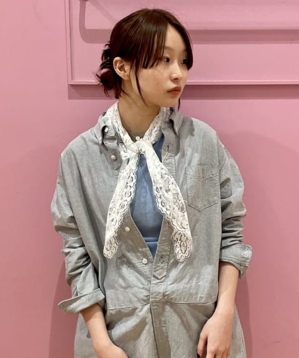 水野 萌香さんの「BEAMS WOMEN｜BEAMS BOY / オックスフォード ボタンダウン オールインワン」を使ったコーディネート