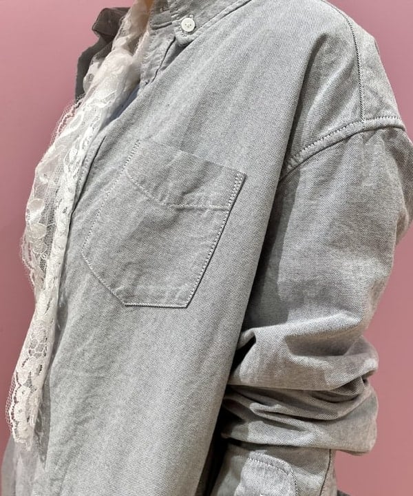 水野 萌香さんの「BEAMS WOMEN｜BEAMS BOY / オックスフォード ボタンダウン オールインワン」を使ったコーディネート