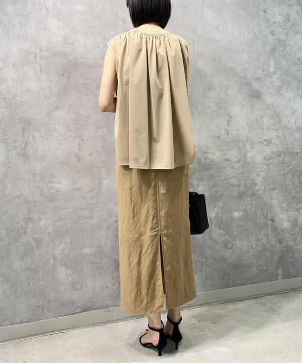 山田 千遥さんの「BEAMS WOMEN｜les bon bon / ヴィクトリア ネックレス ゴールド」を使ったコーディネート