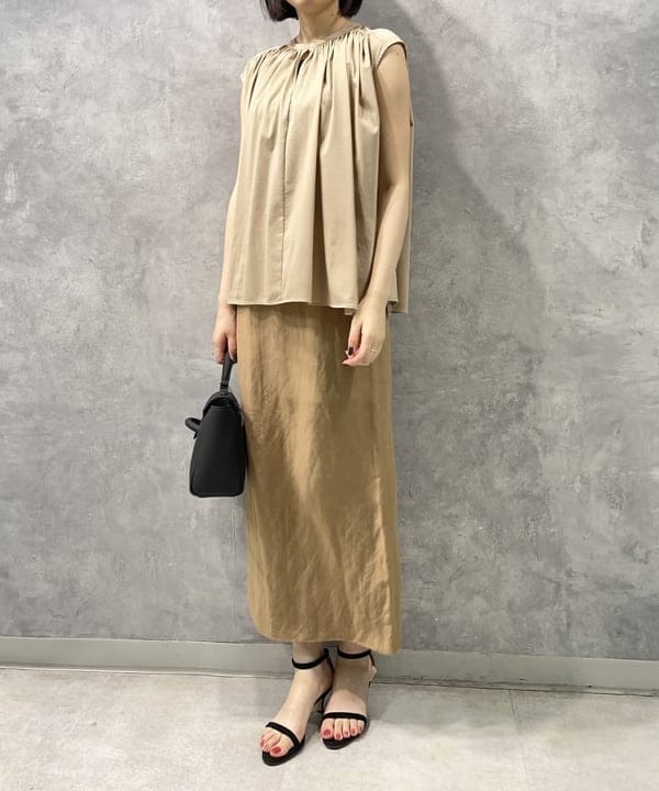 山田 千遥さんの「BEAMS WOMEN｜les bon bon / ヴィクトリア ネックレス ゴールド」を使ったコーディネート