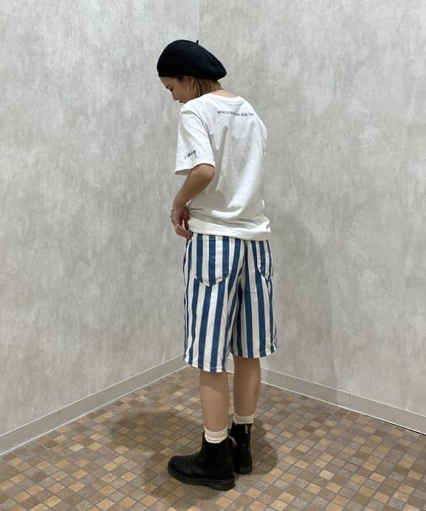 吉田 花さんの「BEAMS WOMEN｜BEAMS BOY / ミリタリー リブ ロングソックス」を使ったコーディネート