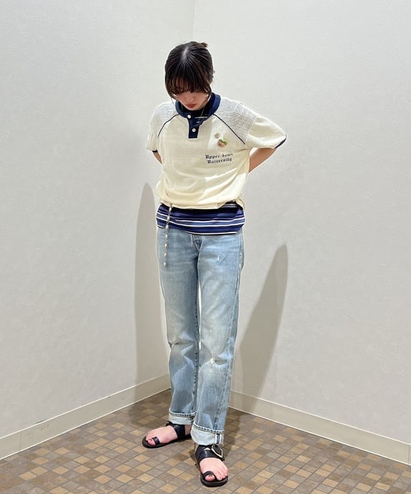 サワイさんの「BEAMS WOMEN｜les bon bon / ヴィクトリア ネックレス ゴールド」を使ったコーディネート