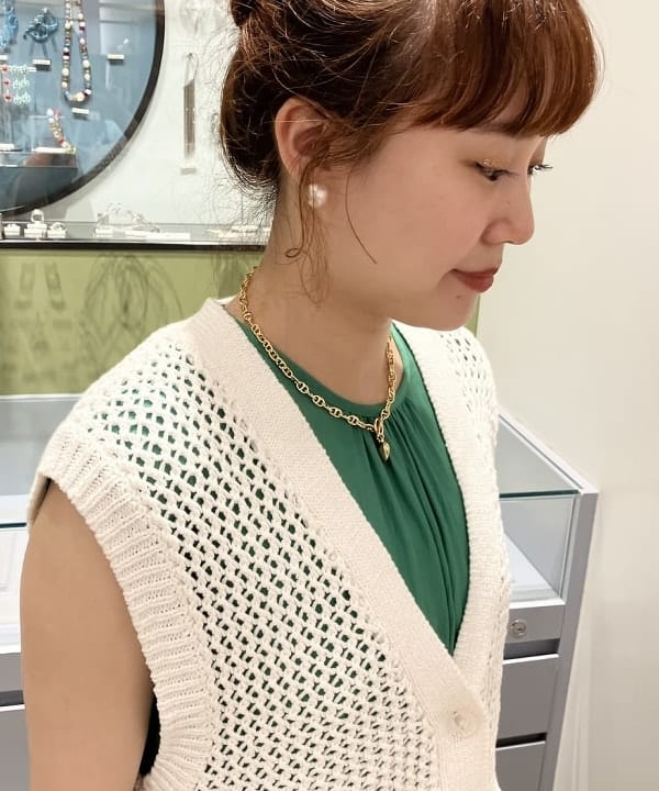 渡邊 舞さんの「BEAMS WOMEN｜マリンチェーン マンテル ハート ネックレス」を使ったコーディネート