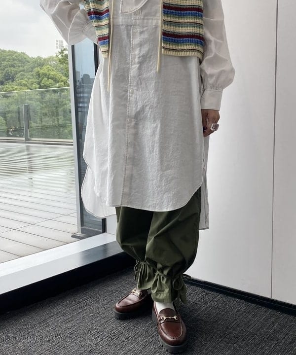 優意さんの「BEAMS WOMEN｜BEAMS BOY / アスコットタイ ワンピース」を使ったコーディネート