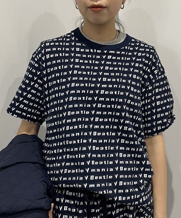 ミナミマリコさんの「BEAMS WOMEN｜WAREHOUSE & CO. / 別注 ステンシル13 Tシャツ」を使ったコーディネート