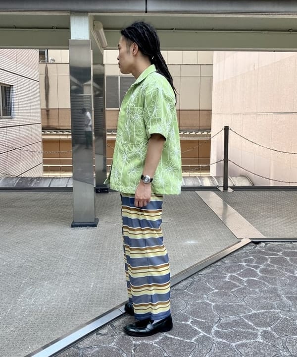 森 凌真さんの「BEAMS WOMEN｜maturely / Sheer Border Easy Pants」を使ったコーディネート