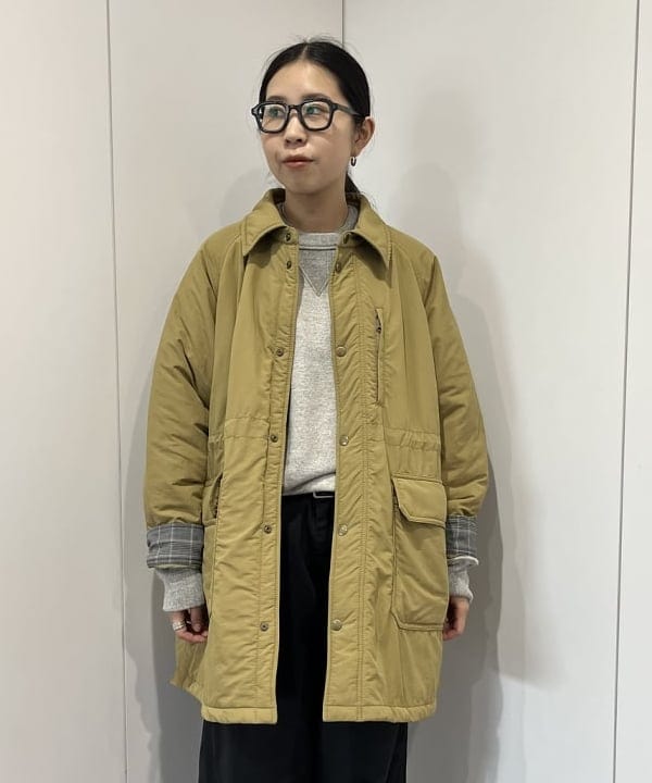 ミナミマリコさんの「BEAMS WOMEN｜ブロード リブ クルーネック スウェット」を使ったコーディネート