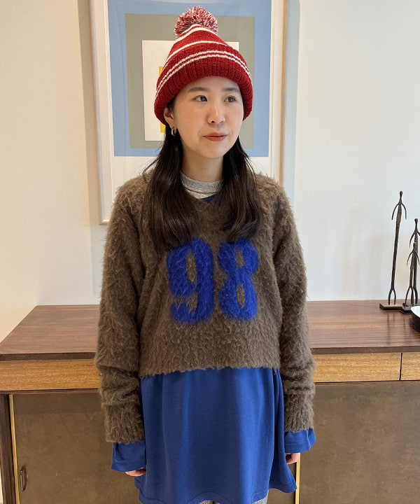 ミナミマリコさんの「BEAMS WOMEN｜WAREHOUSE & CO. / 別注 ステンシル13 Tシャツ」を使ったコーディネート