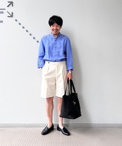 BEAMS F（ビームスF）GTA / SERGIO 1プリーツ ショーツ（パンツ