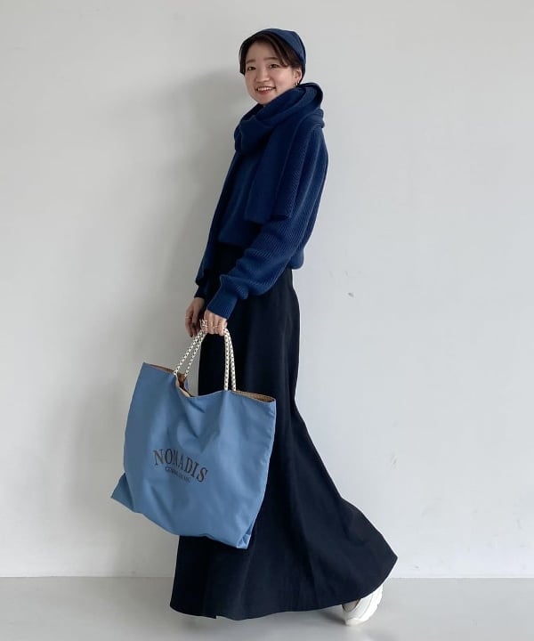 SANOさんの「BEAMS WOMEN｜NOMADIS × Demi-Luxe BEAMS / 別注 SAC リバーシブル ロゴトートバッグ」を使ったコーディネート