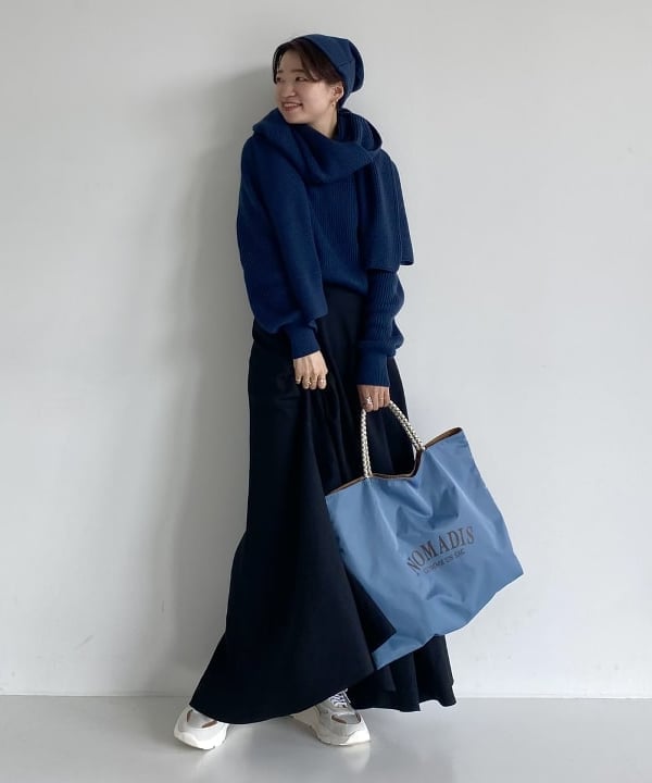 SANOさんの「BEAMS WOMEN｜NOMADIS × Demi-Luxe BEAMS / 別注 SAC リバーシブル ロゴトートバッグ」を使ったコーディネート