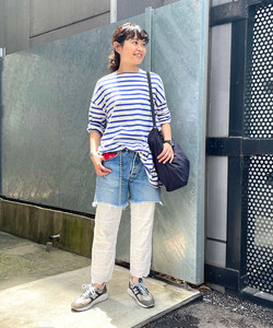 人気商品！！ BEAMS BOY スーパービッグボーダー パープル | dizmekaro.com