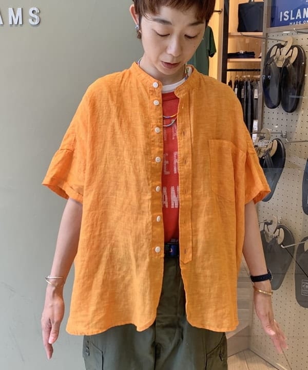 矢野(青木)優香さんの「BEAMS WOMEN｜【別注】BUZZ RICKSON'S / ポプリン アーミーパンツ」を使ったコーディネート