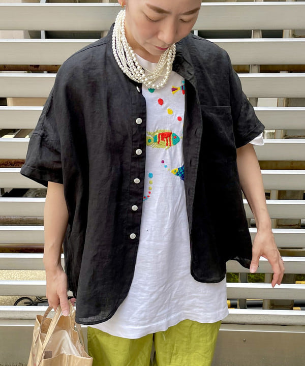コウリキ　マミさんの「BEAMS WOMEN｜BEAMS BOY / BBロゴ ショップバック」を使ったコーディネート