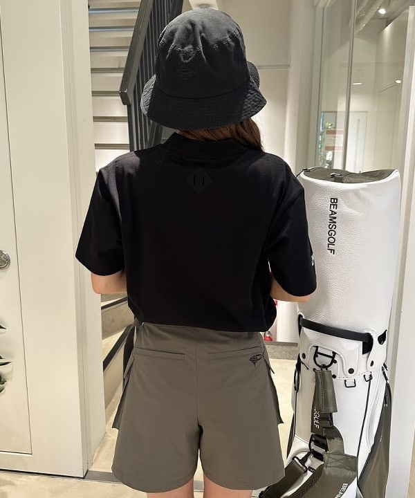 ビームスゴルフ キュロット ブラウン ブラック チェック