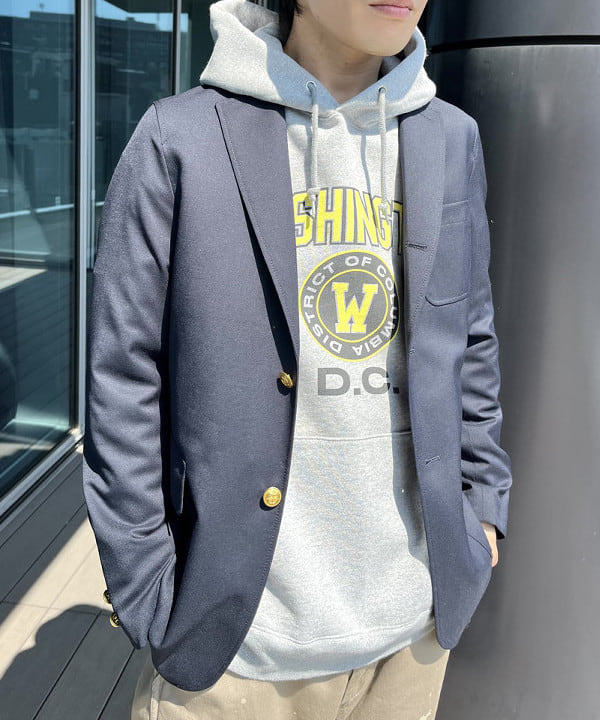 平柳 楓馬さんの「BEAMS WOMEN｜3B Blazer Combat Wool」を使ったコーディネート