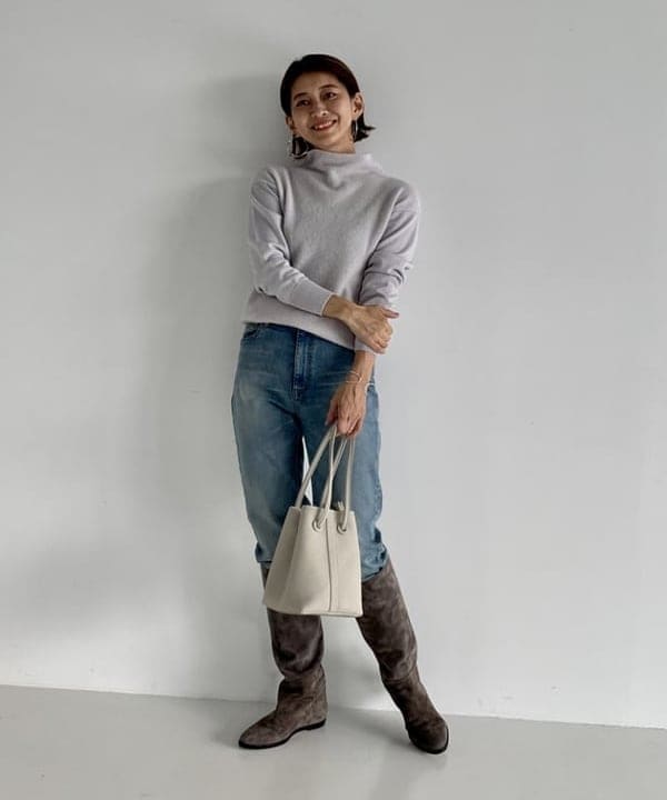 桑原 ふみさんの「BEAMS WOMEN｜AK+1 / 11オンス デニムパンツ」を使ったコーディネート