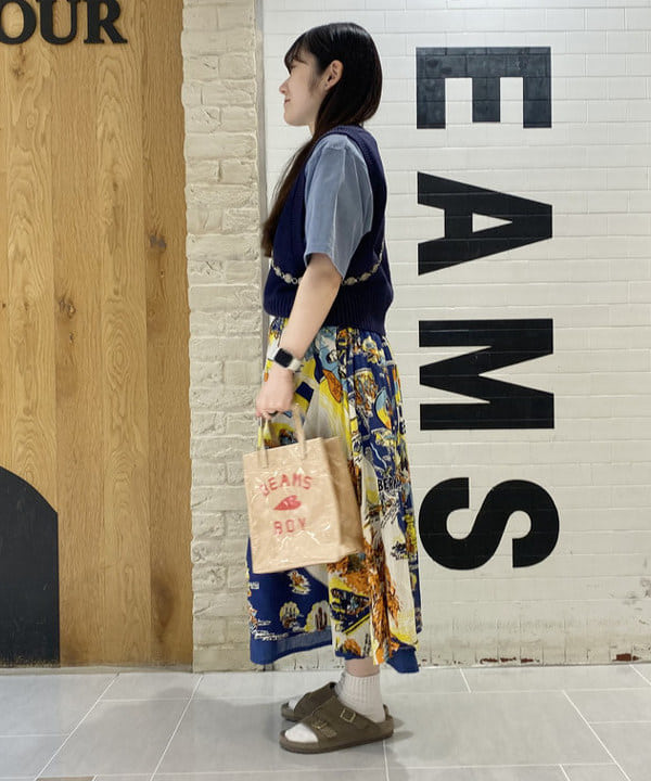 木村 海侑さんの「BEAMS WOMEN｜1/2ソリッド リブ ソックス」を使ったコーディネート