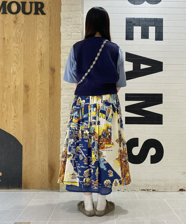 木村 海侑さんの「BEAMS WOMEN｜1/2ソリッド リブ ソックス」を使ったコーディネート
