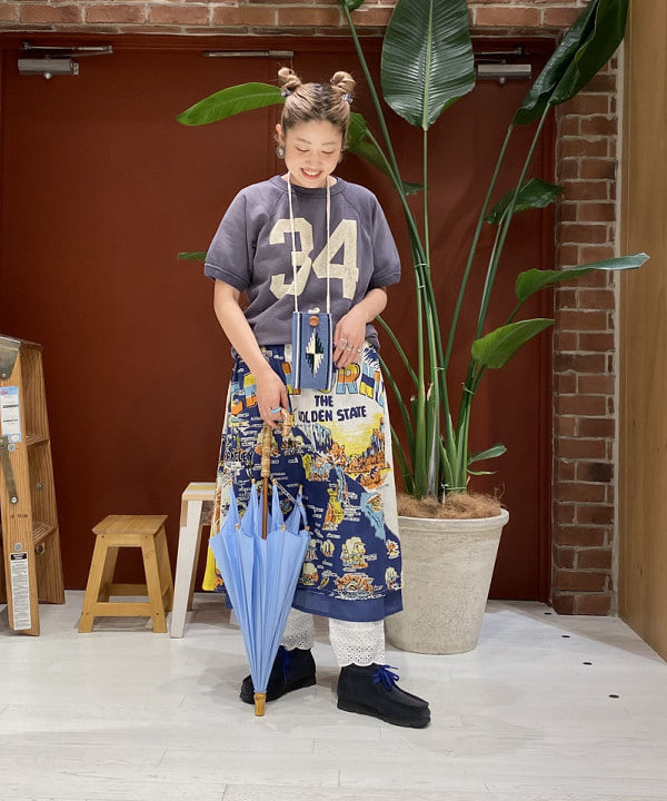優意さんの「BEAMS WOMEN｜○Dicesare Designs / Kabocha傘」を使ったコーディネート