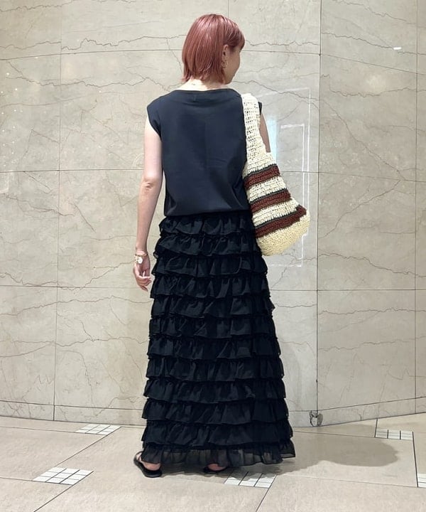 篠崎 香月さんの「BEAMS WOMEN｜Ray BEAMS / ペーパー トートバッグ」を使ったコーディネート