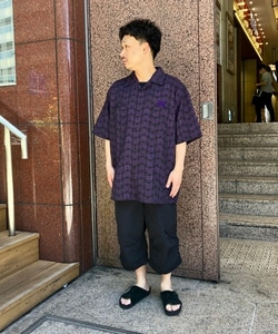 BEAMS（ビームス）NEEDLES × BEAMS / 別注 OPEN COLLAR SHIRT（シャツ