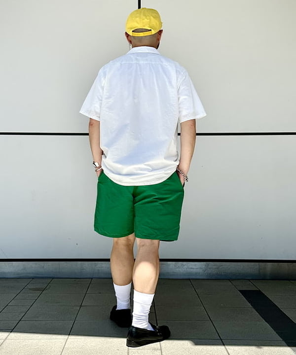 林 義人さんの「BEAMS PLUS / ピマコットン ショートスリーブ オープンカラー シャツ」を使ったコーディネート