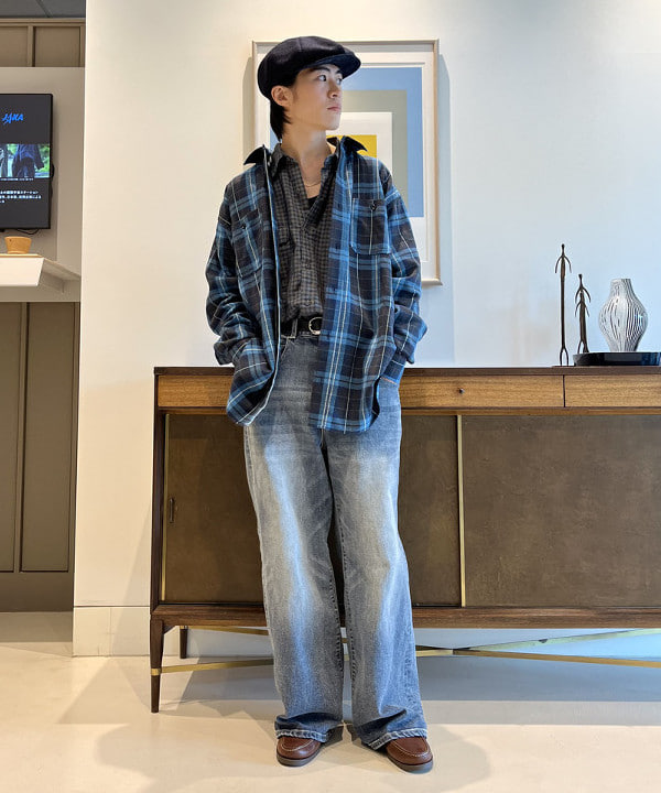 平柳 楓馬さんの「BEAMS WOMEN｜BEAMS PLUS / Casket Wool Herringbone」を使ったコーディネート