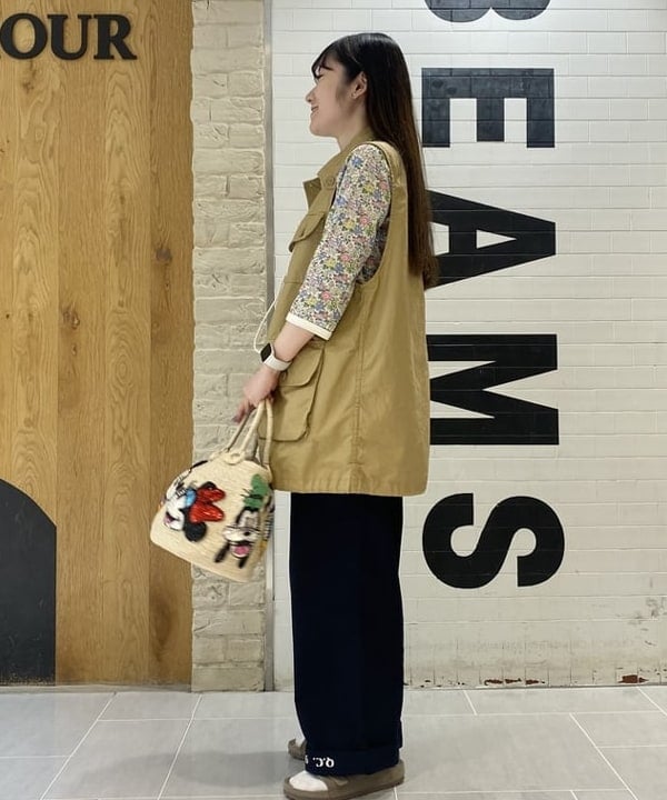 木村 海侑さんの「BEAMS WOMEN｜BEAMS BOY / 樹脂 パール ロング ネックレス」を使ったコーディネート