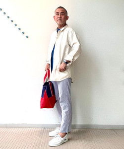 BEAMS F（ビームスF）【別注】MORGANO / クルーネック ニット（T
