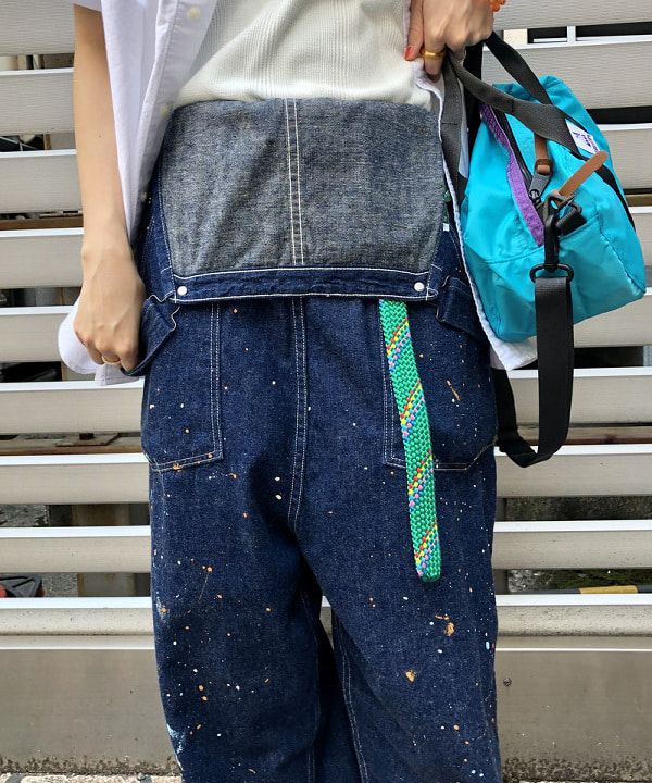 みりさんの「BEAMS WOMEN｜【別注】Healthknit / ワッフル ボーダー Tシャツ」を使ったコーディネート