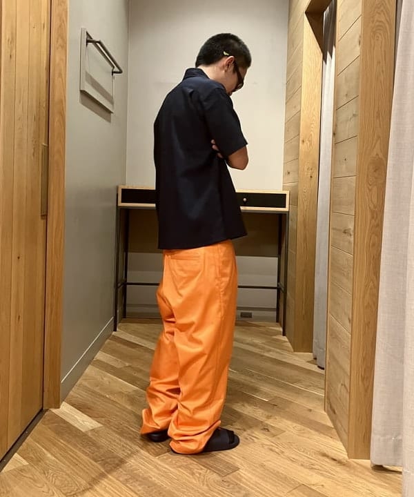 森末　瑞騎さんの「BEAMS WOMEN｜BEAMS / 1プリーツ ワーク トラウザーズ」を使ったコーディネート