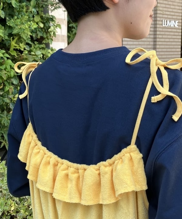 葵さんの「BEAMS WOMEN｜BEAMS BOY / パイル キャミ ワンピース」を使ったコーディネート