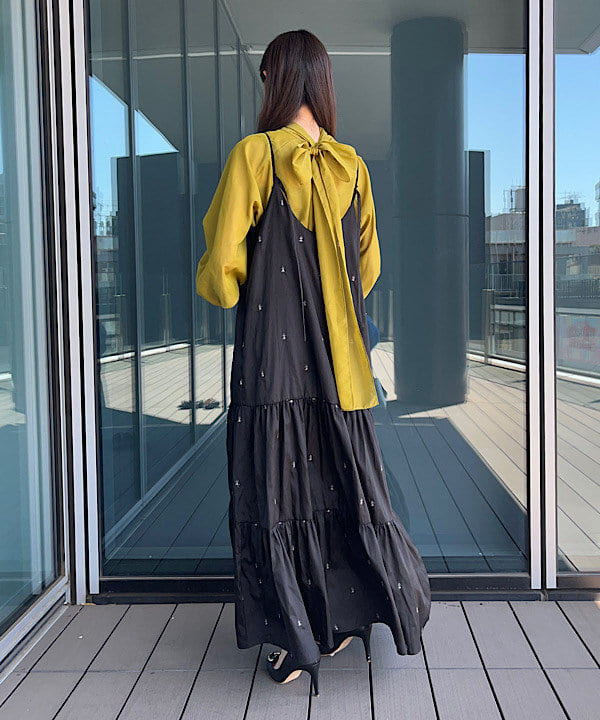 shibataさんの「BEAMS WOMEN｜Demi-Luxe BEAMS / パール フォークリング」を使ったコーディネート