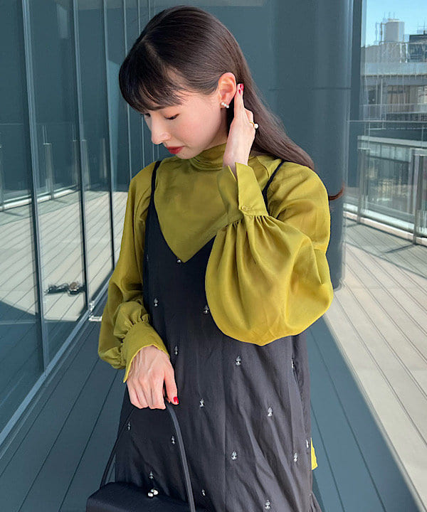 shibataさんの「BEAMS WOMEN｜Demi-Luxe BEAMS / パール フォークリング」を使ったコーディネート