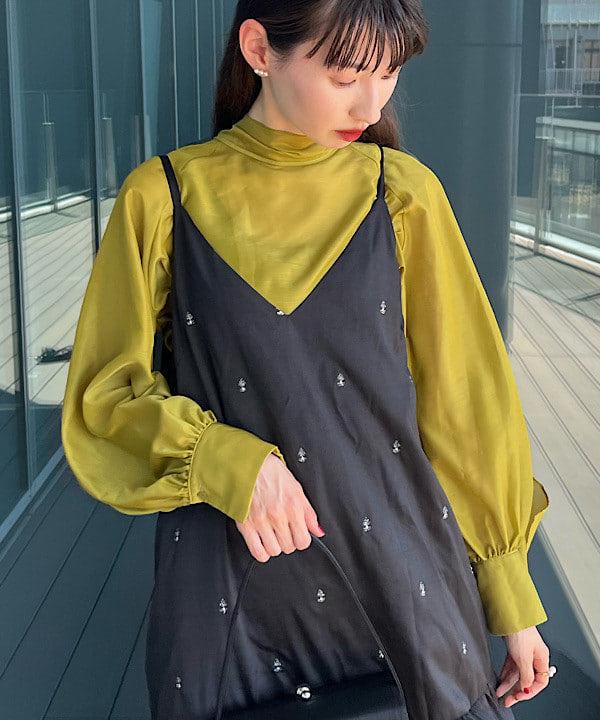 shibataさんの「BEAMS WOMEN｜Demi-Luxe BEAMS / パール フォークリング」を使ったコーディネート