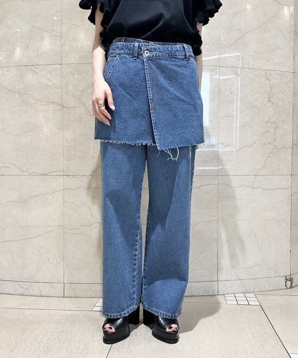 カワライさんの「BEAMS WOMEN｜PHILIPPE AUDIBERT × Demi-Luxe BEAMS / 別注 Jason パール ネックレス」を使ったコーディネート