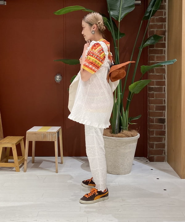 優意さんの「BEAMS WOMEN｜BEAMS BOY / フェアアイル ジャガード ショートスリーブ」を使ったコーディネート