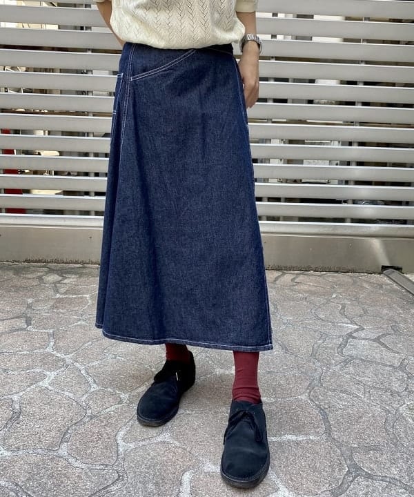 翔さんの「BEAMS WOMEN｜ラップ プリーツ スカート」を使ったコーディネート